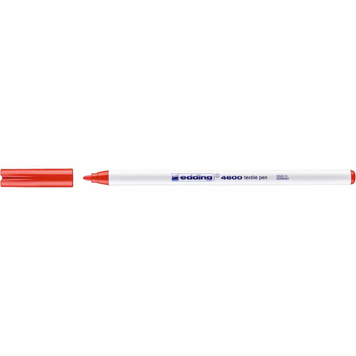Marcador para Têxteis edding 4600 Ponta Fina 1 mm — Vermelho