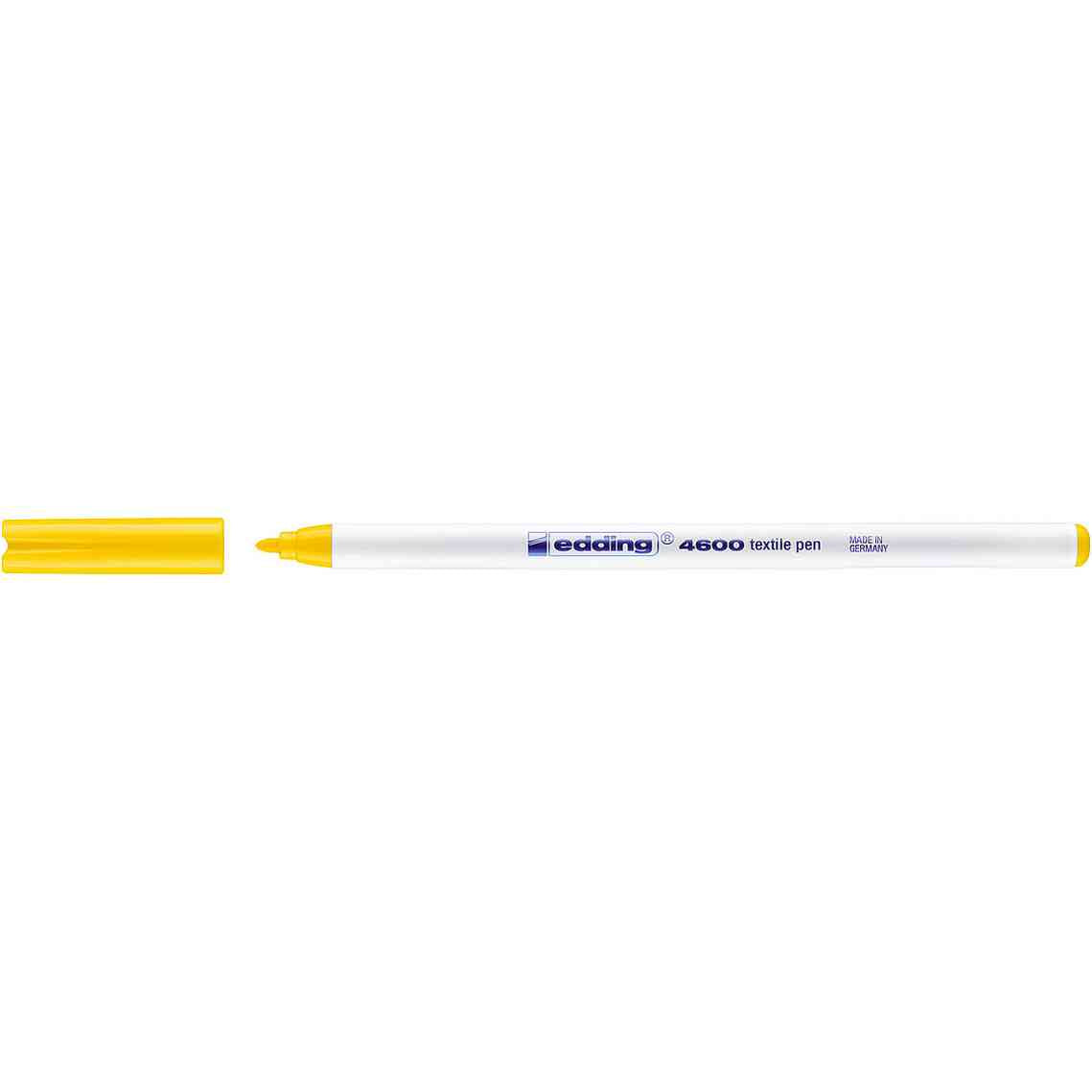 Marcador para Têxteis edding 4600 Ponta Fina 1 mm — Amarelo