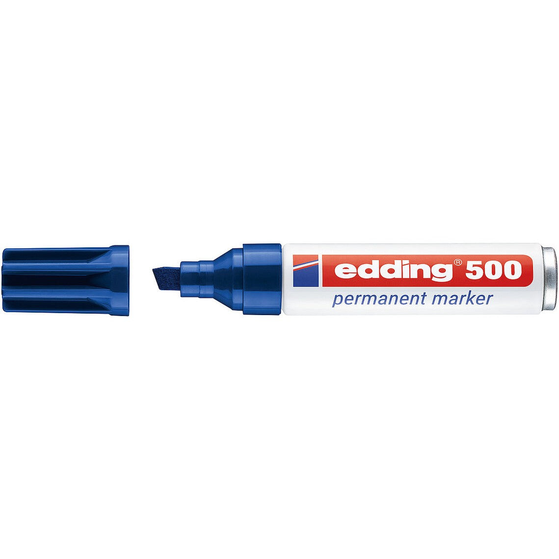 Marcador Permanente edding 500 Ponta Biselada 2–7 mm — Azul