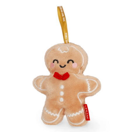 Enfeite de Natal em Peluche - Biscoito de Gengibre - Oh - Oh - Ornaments - Papelaria Encantada