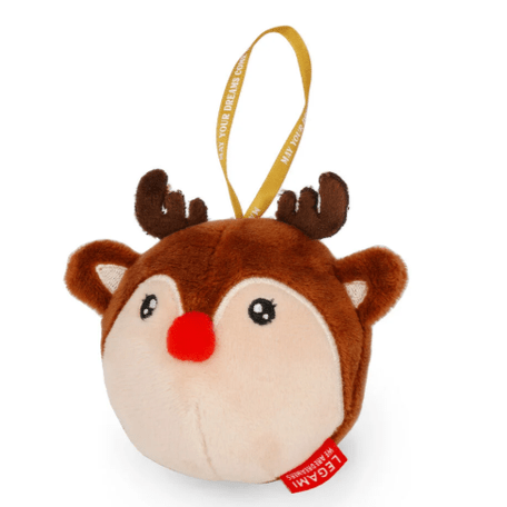 Enfeite de Natal em Peluche - Rena - Oh-Oh-Ohrnaments - Papelaria Encantada