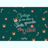 Envelope - Contigo já me saiu a sorte grande - Feliz natal - Papelaria Encantada