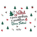 Envelope - O natal é para sonhar e partilhar - Boas Festas - Papelaria Encantada