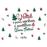 Envelope - O natal é para sonhar e partilhar - Boas Festas - Papelaria Encantada