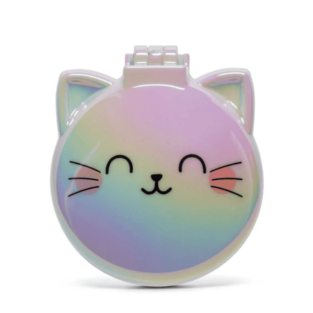 Escova de cabelo em forma de gato com espelho - Cabelo bonito - Legami - Papelaria Encantada