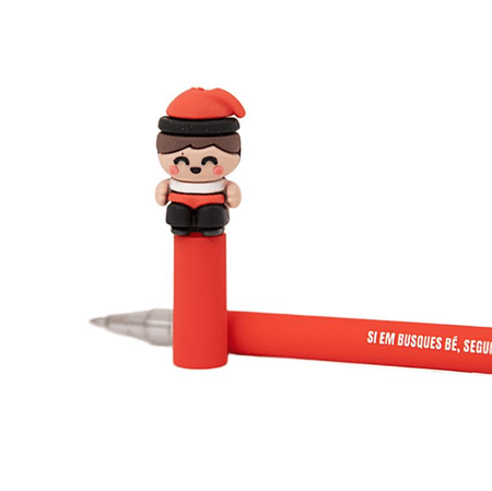 Esferográfica apagável Bo - bo caganer Mr Wonderful - Papelaria Encantada
