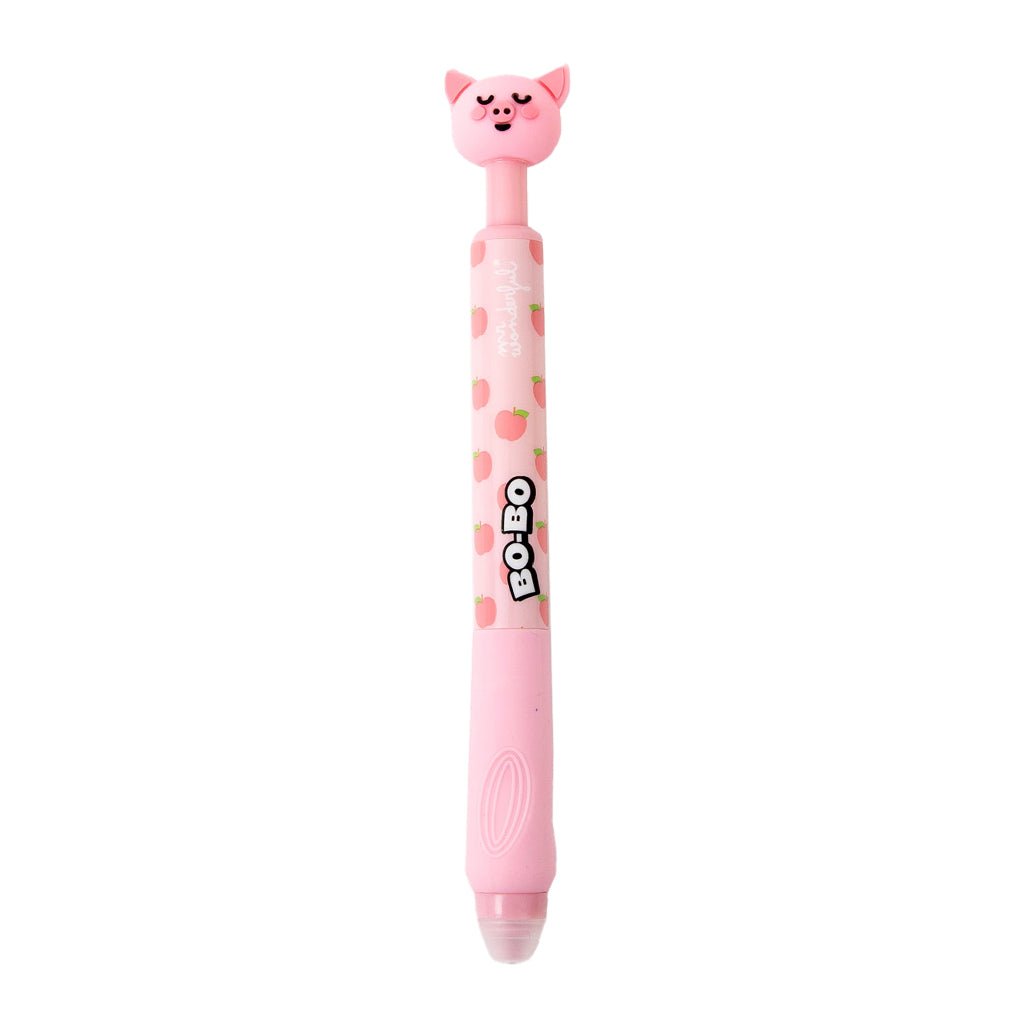 Esferográfica apagável Bo - Bo Click - Porco Mr. Wonderful - Papelaria Encantada