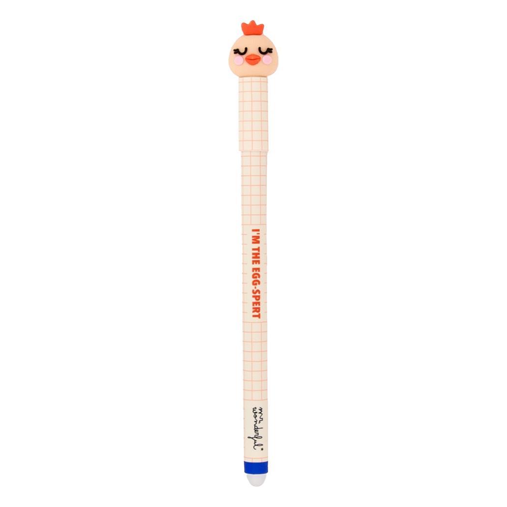 Esferográfica apagável Bo - Bo Galinha - I'm the egg - spert - Mr. Wonderful - Papelaria Encantada