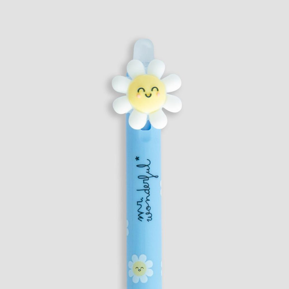 Esferográfica apagável e retrátil Margarida - Mr Wonderful - Papelaria Encantada