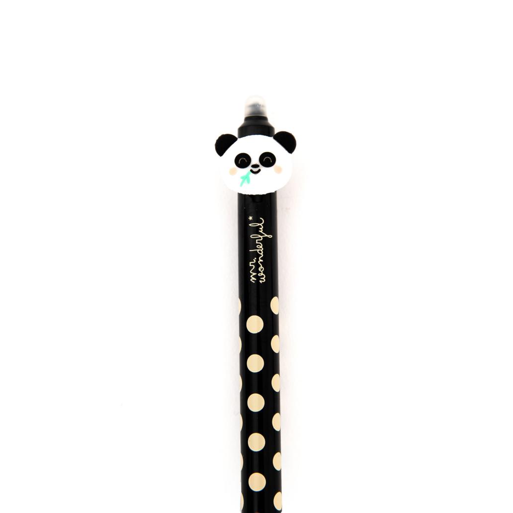 Esferográfica apagável e retrátil Panda - Mr Wonderful - Papelaria Encantada