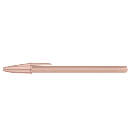 Esferográfica BIC Cristal Glace 1 mm cobre - Papelaria Encantada