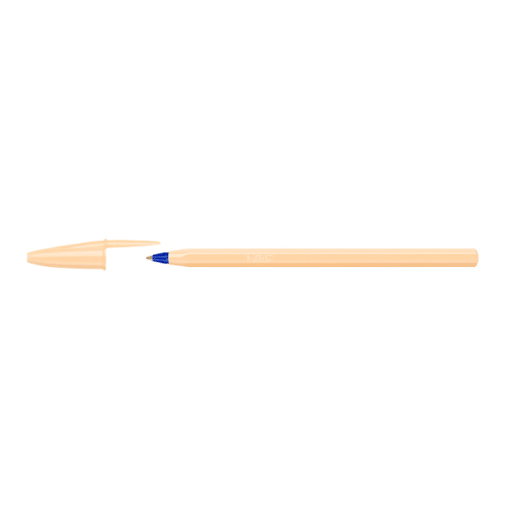 Esferográfica BIC Cristal Laranja Pastel 1 mm - Papelaria Encantada