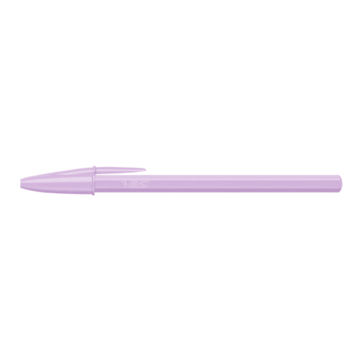 Esferográfica BIC Cristal Lilás Pastel 1 mm - Papelaria Encantada