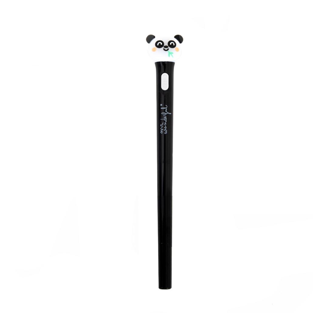 Esferográfica com luz - Panda Mr Wonderful - Papelaria Encantada