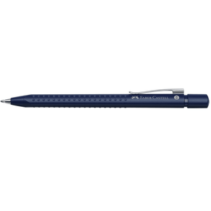Esferográfica Faber - Castell Grip 2011 Azul metalizado - Papelaria Encantada