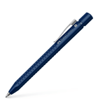 Esferográfica Faber - Castell Grip 2011 Azul metalizado - Papelaria Encantada