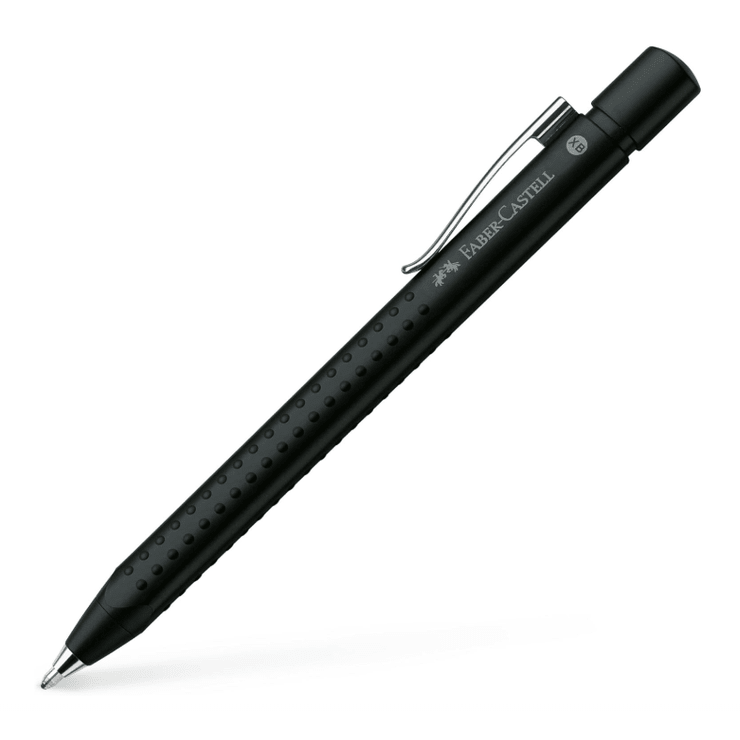Esferografica Faber - Castell Grip 2011 Preta metalizado - Papelaria Encantada