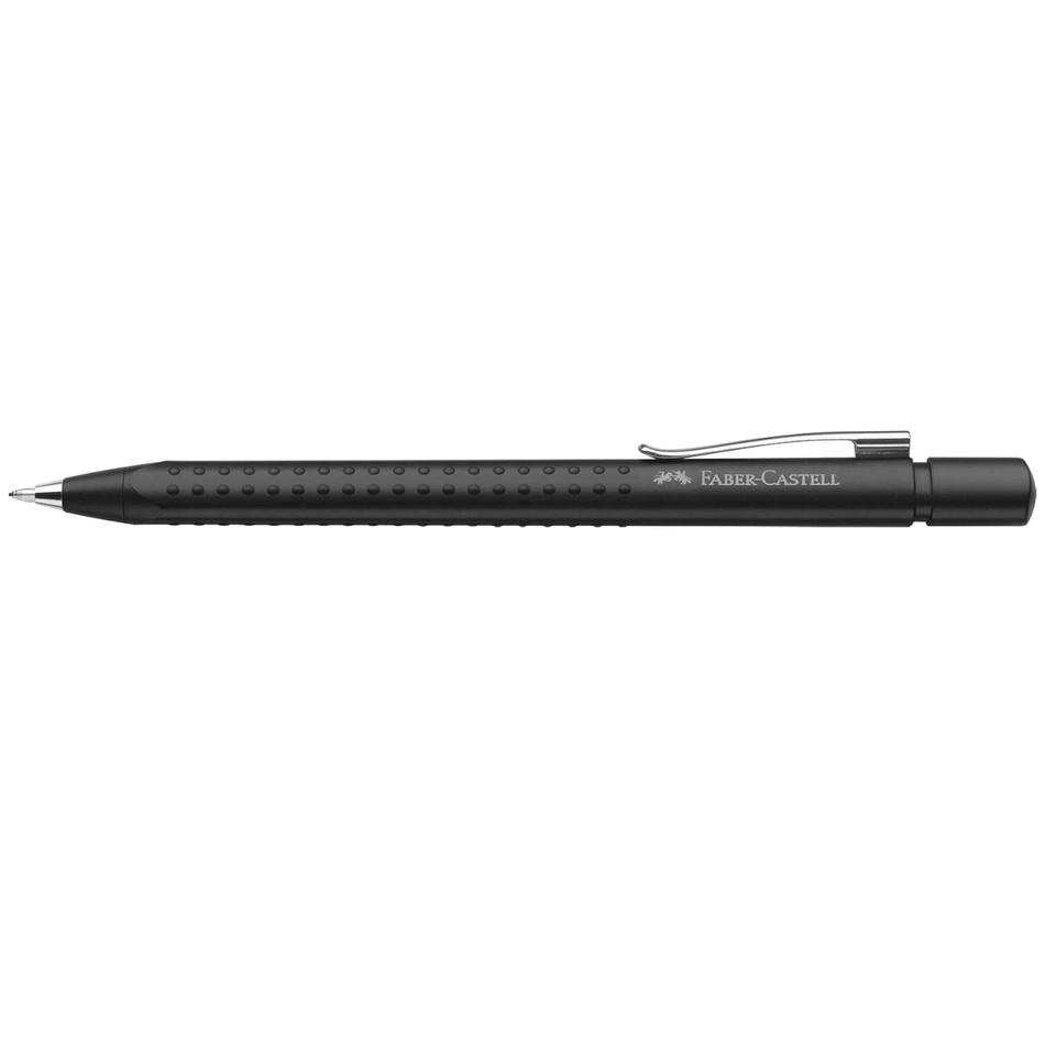 Esferografica Faber - Castell Grip 2011 Preta metalizado - Papelaria Encantada