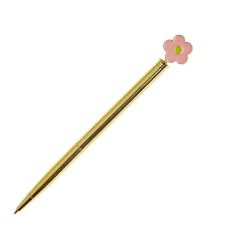Esferográfica Miquelrius Toalla Boho Essence Flor Rosa - Papelaria Encantada