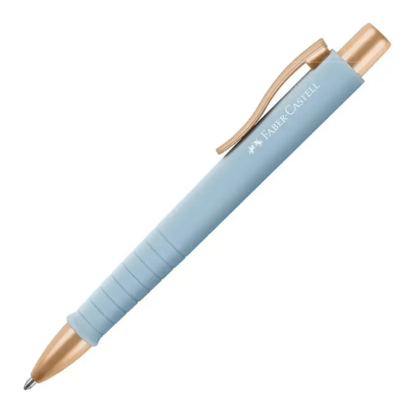 Esferográfica Poly Ball Urban Azul Céu Faber - Castell - Papelaria Encantada