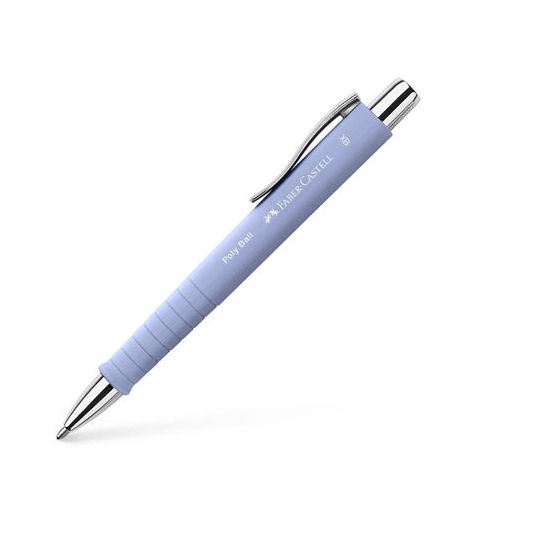 Esferográfica Poly Ball XB Pale Iris Faber-Castell - Papelaria Encantada