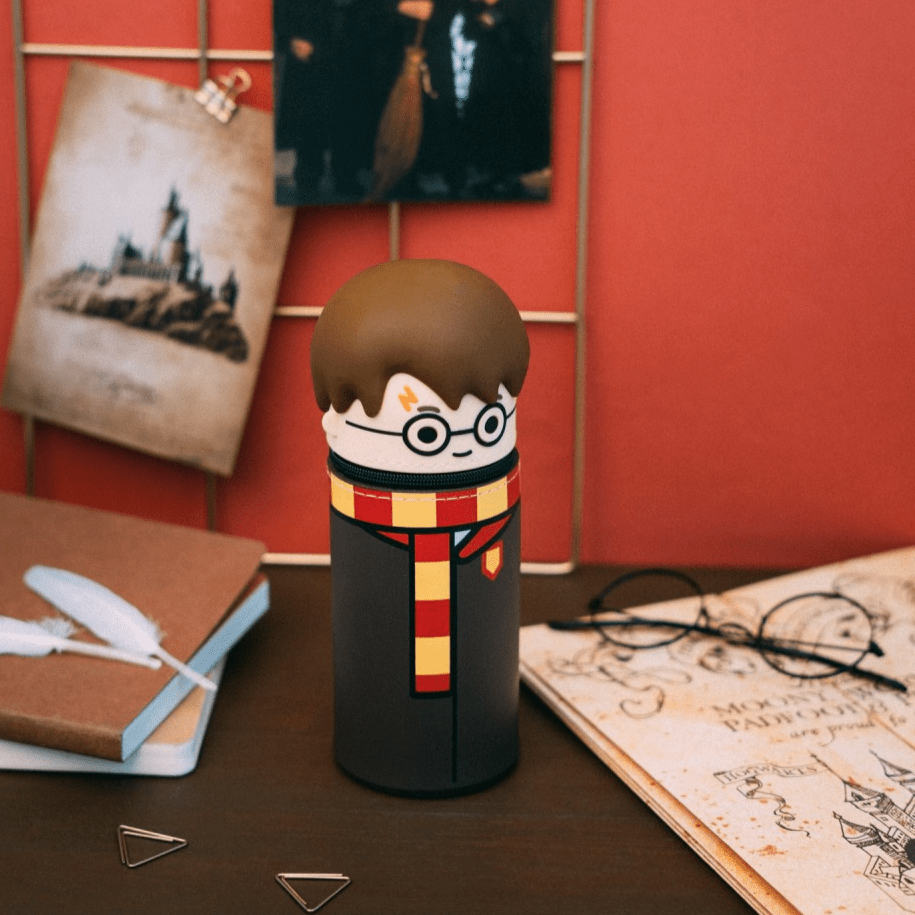 Estojo 3D Harry Potter em silicone - Papelaria Encantada