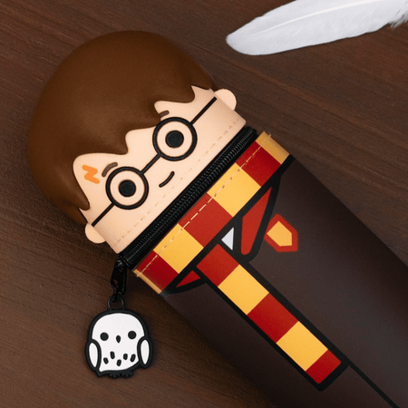 Estojo 3D Harry Potter em silicone - Papelaria Encantada