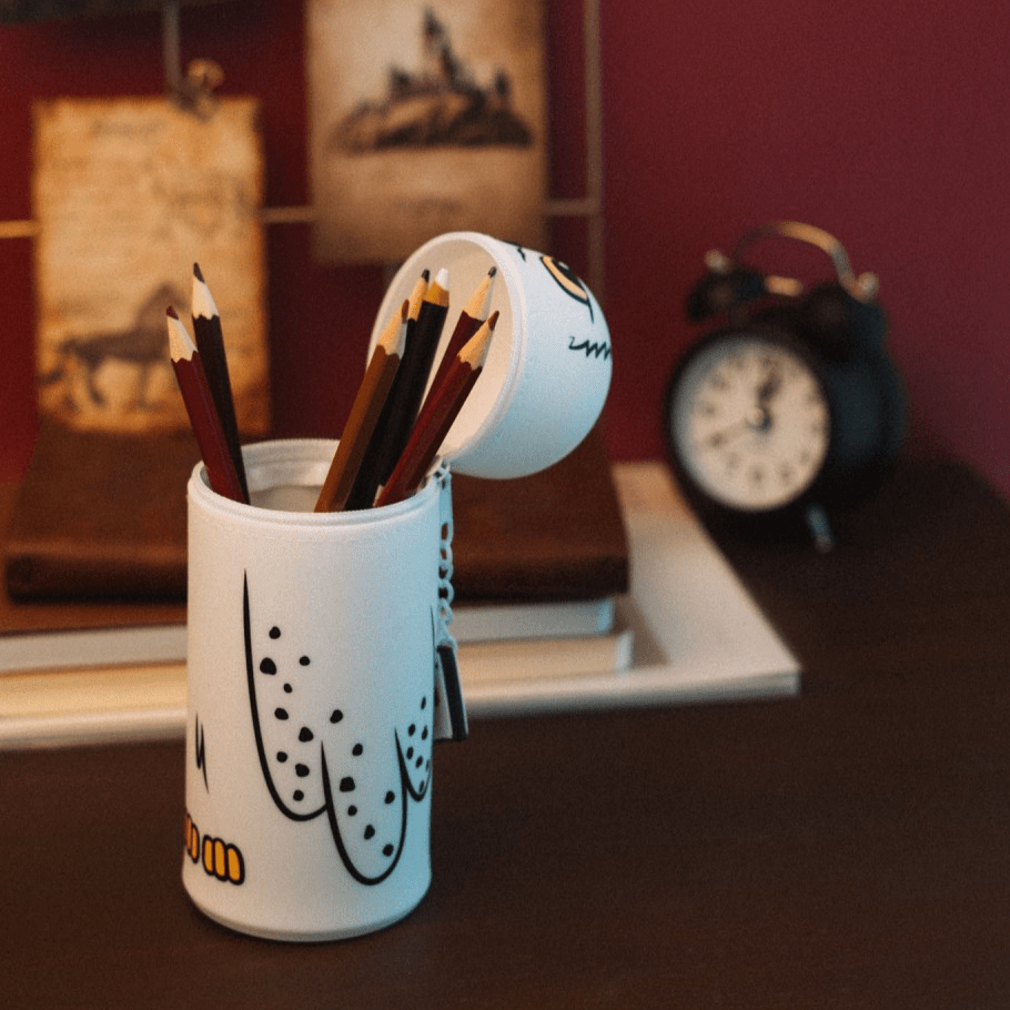 Estojo 3D Harry potter Hedwig em silicone - Papelaria Encantada