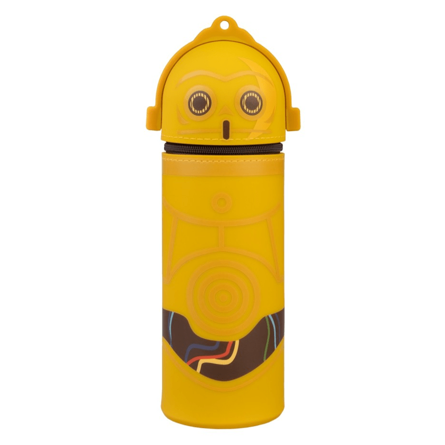 Estojo 3D Silicone Star Wars C - 3PO - Papelaria Encantada