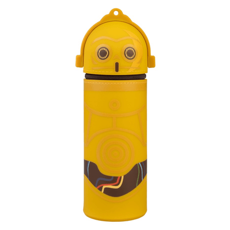 Estojo 3D Silicone Star Wars C - 3PO - Papelaria Encantada