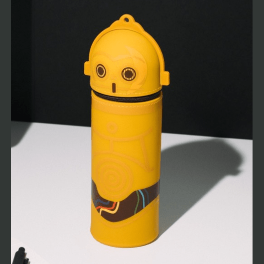 Estojo 3D Silicone Star Wars C - 3PO - Papelaria Encantada