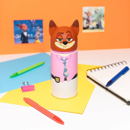 Estojo 3D silicone Zootropolis 2 Nick Wilde - Papelaria Encantada
