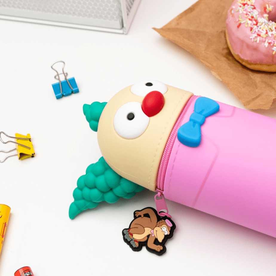 ESTOJO 3D THE SIMPSONS KRUSTY O PALHAÇO - Papelaria Encantada
