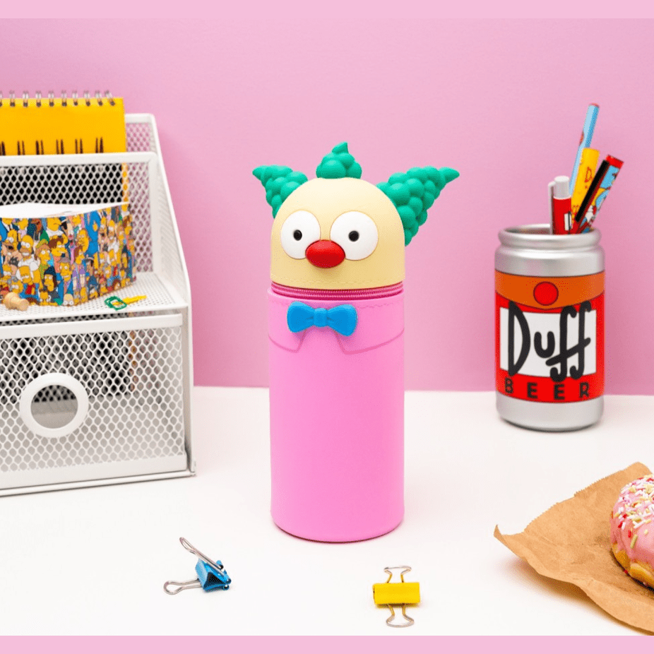 ESTOJO 3D THE SIMPSONS KRUSTY O PALHAÇO - Papelaria Encantada