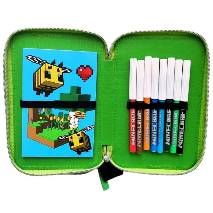 Estojo completo Minecraft - Papelaria Encantada