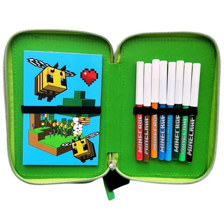 Estojo completo Minecraft - Papelaria Encantada