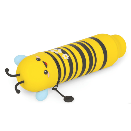 Estojo de silicone macio 2 em 1 - Kawaii Abelha - Papelaria Encantada