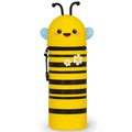 Estojo de silicone macio 2 em 1 - Kawaii Abelha - Papelaria Encantada