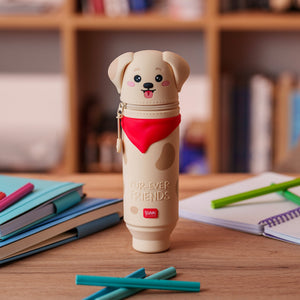 Estojo de silicone macio 2 em 1 - Kawaii Golden Legami - Papelaria Encantada