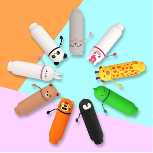 Estojo de silicone macio 2 em 1 - Kawaii Teddy Bear - Legami - Papelaria Encantada
