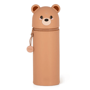 Estojo de silicone macio 2 em 1 - Kawaii Teddy Bear - Legami - Papelaria Encantada