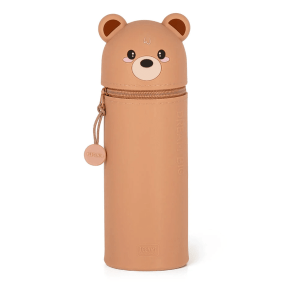 Estojo de silicone macio 2 em 1 - Kawaii Teddy Bear - Legami - Papelaria Encantada