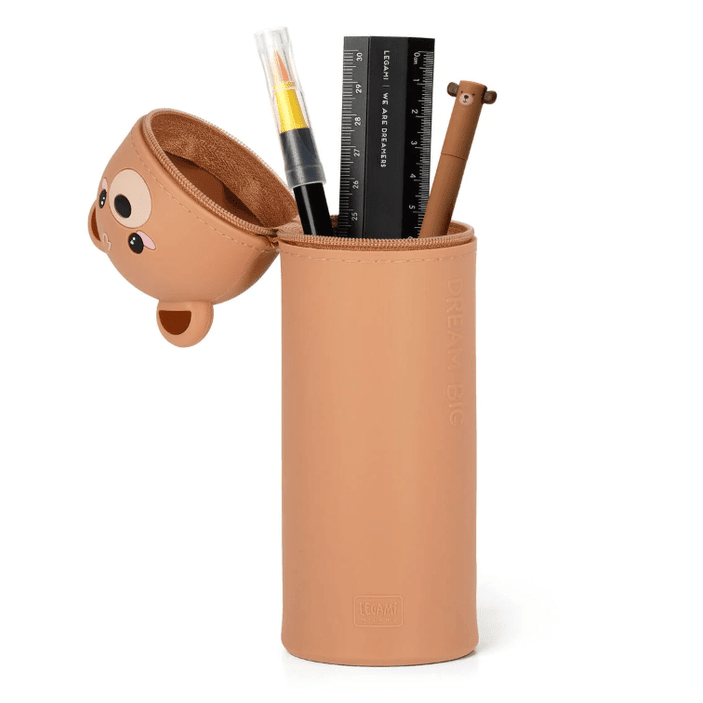 Estojo de silicone macio 2 em 1 - Kawaii Teddy Bear - Legami - Papelaria Encantada