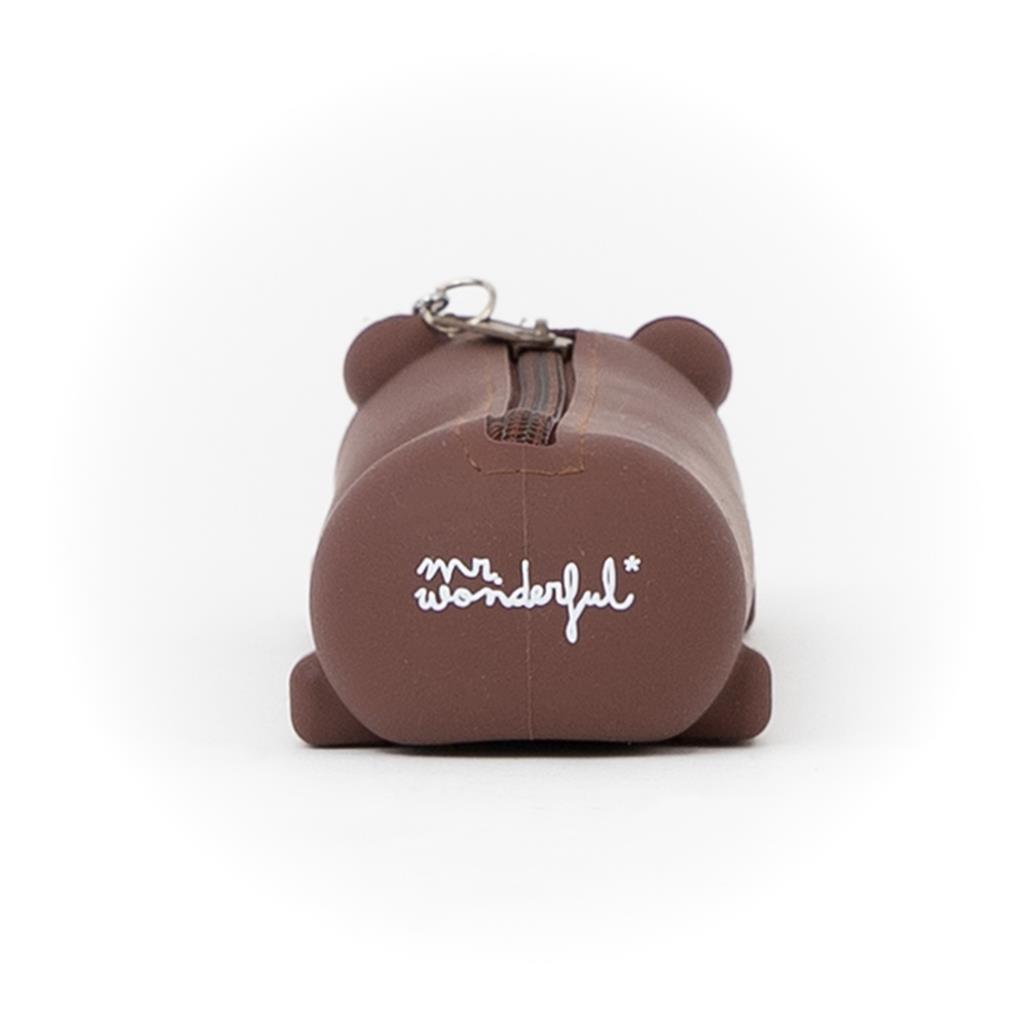 Estojo de Silicone Urso Lazy Mr.wonderful - Papelaria Encantada