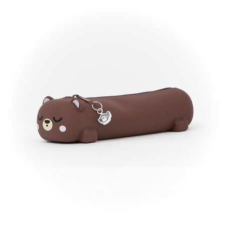 Estojo de Silicone Urso Lazy Mr.wonderful - Papelaria Encantada