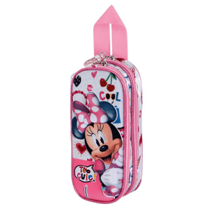 Estojo duplo Minnie 3D too cute - Papelaria Encantada