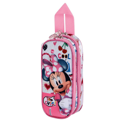 Estojo duplo Minnie 3D too cute - Papelaria Encantada