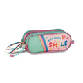 Estojo Duplo Smile Rosa - Papelaria Encantada