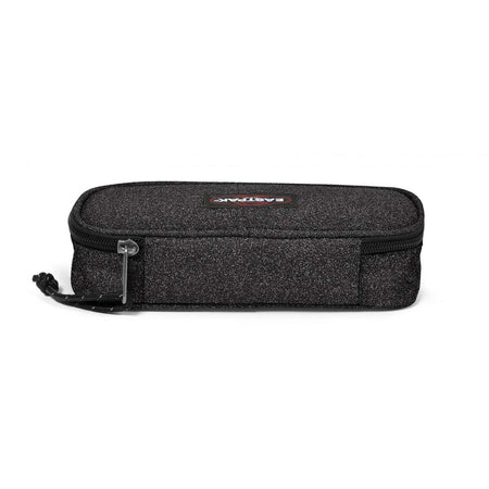 Estojo EASTPAK Oval Single Spark Black - Papelaria Encantada