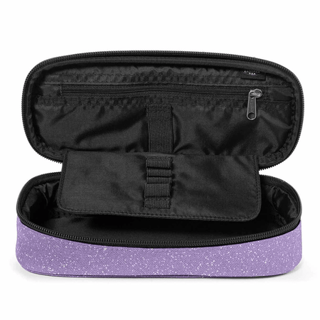 Estojo EASTPAK Oval Single Sparkly Dahlia - Papelaria Encantada